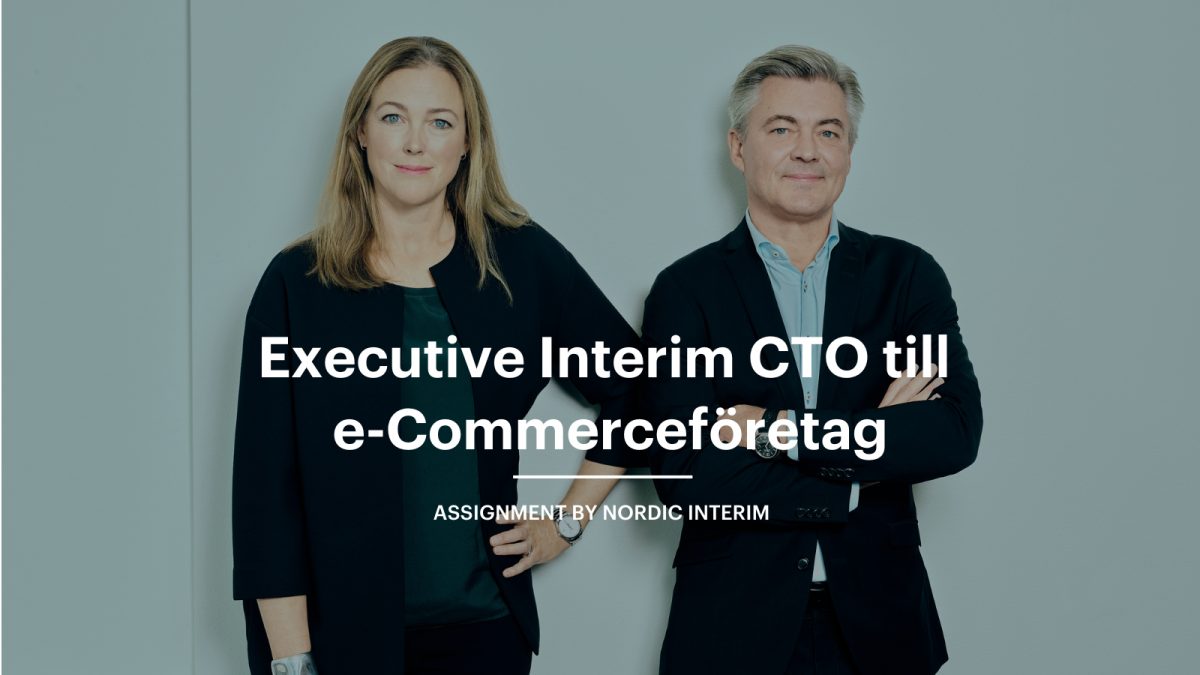 Executive Interim CTO till e-Commerceföretag